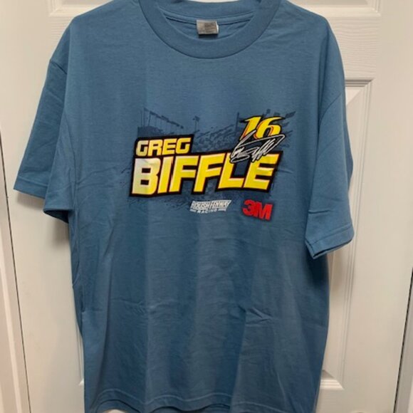 NASCAR  Greg Biffle #16 mens racing tee - Picture 2 of 4